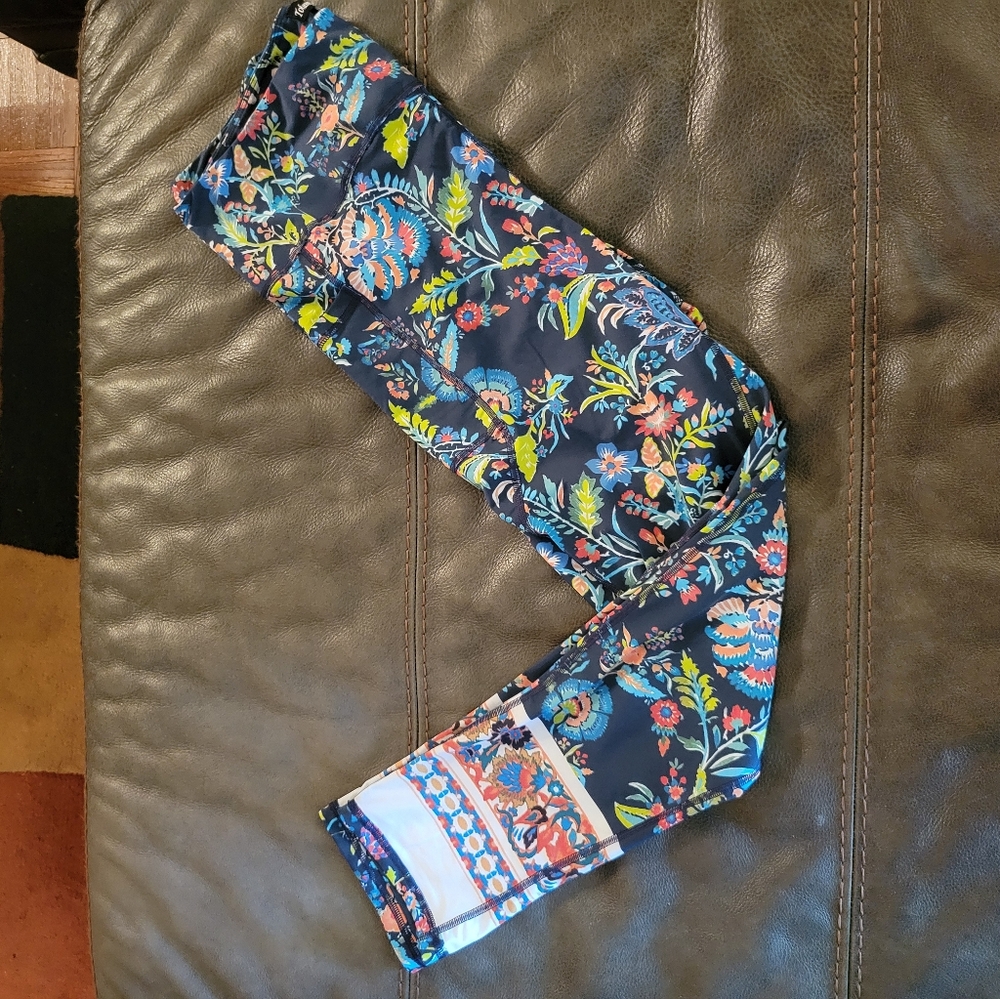 NWT Tolani Printed Leggings - Tegal Size: 1X